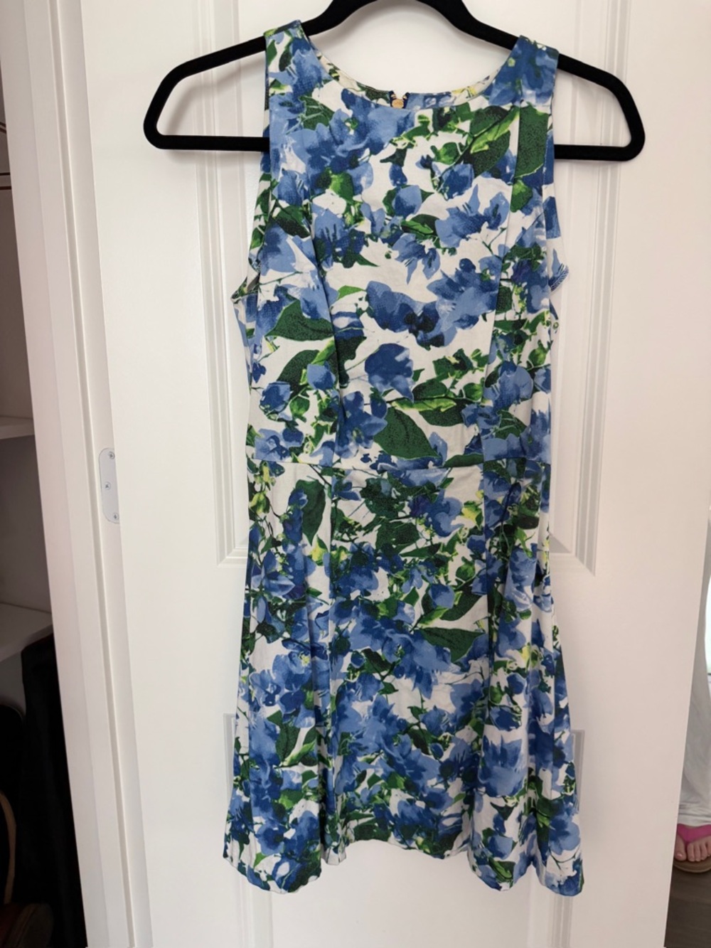 BLUE FLORAL DRESS